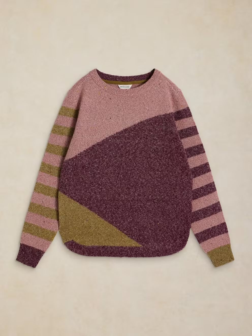 White Stuff Talia Nep Abstract Jumper