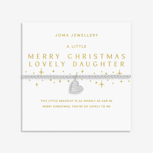 Joma Jewellery A Little Merry Christmas Lovely Daughter Bracelet