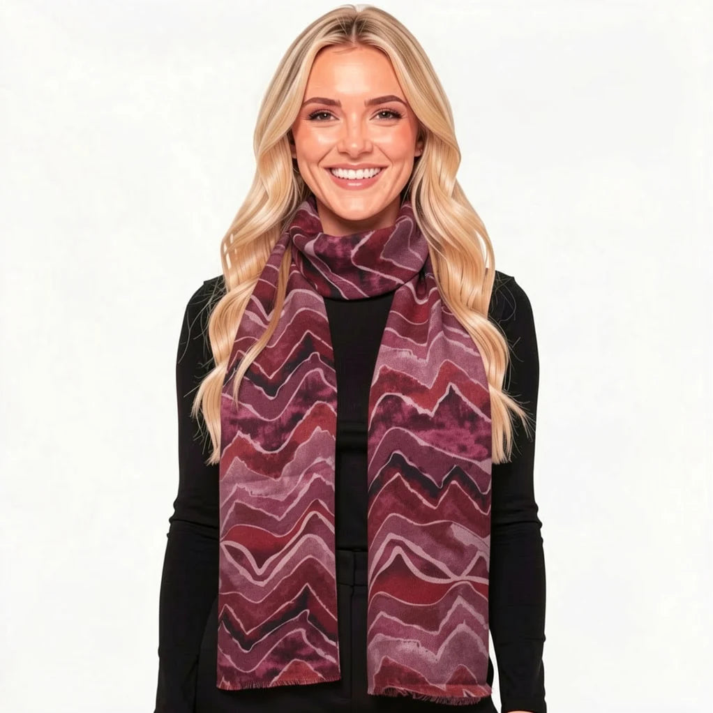 Park Lane Scarf SC1825 Cherry