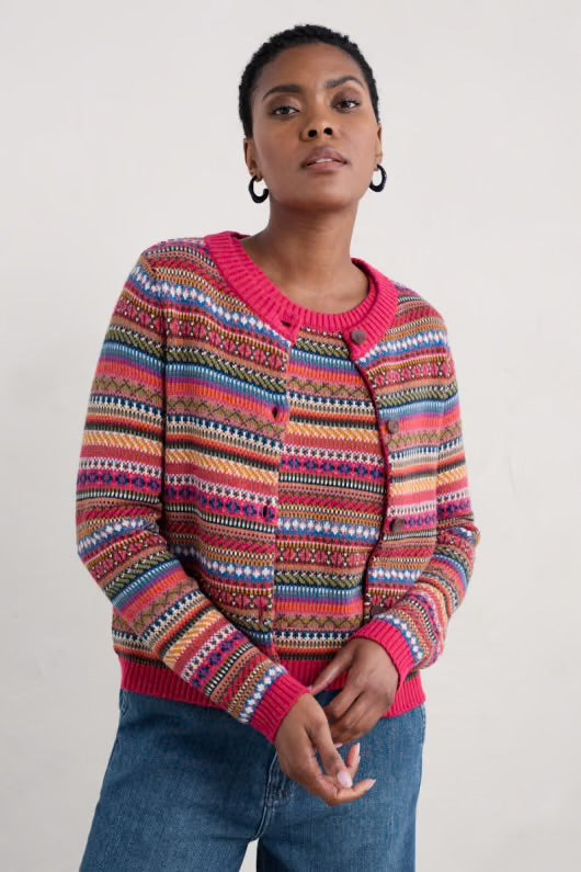 Seasalt Cove Cottage Fair Isle Cardigan