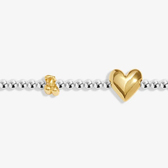 Joma Jewellery Birth Month A Little 'May' Bracelet in Silver and Gold Plating