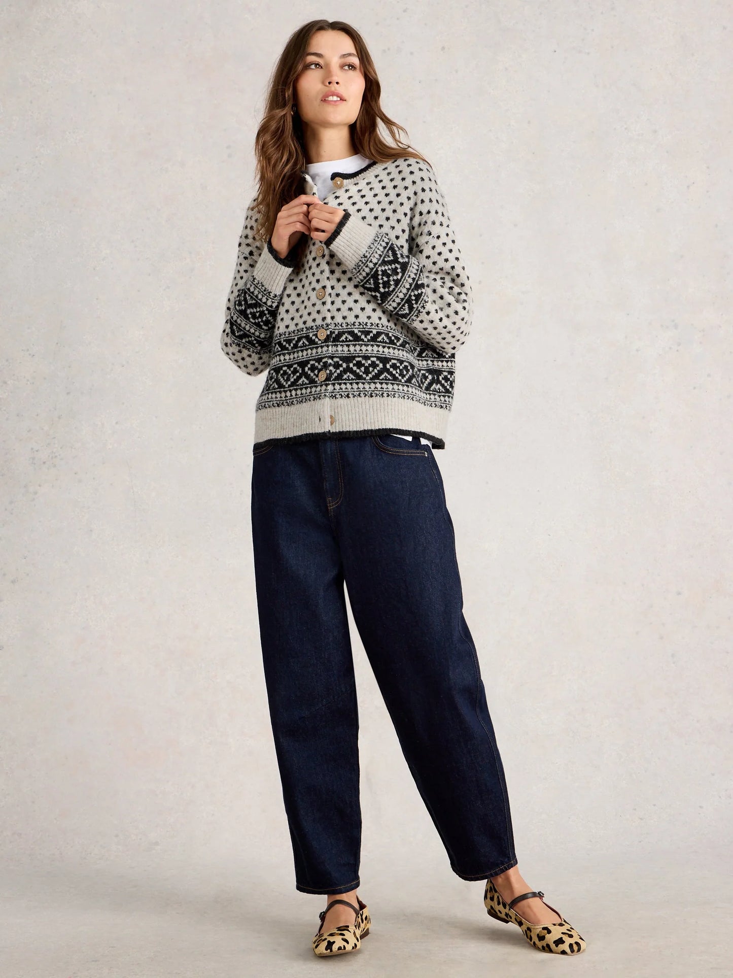 White Stuff Holly Heart Cardigan