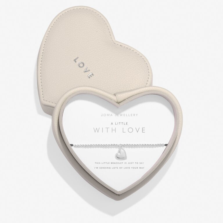 Joma Heart Jewellery Box with A Little “With Love” Bracelet