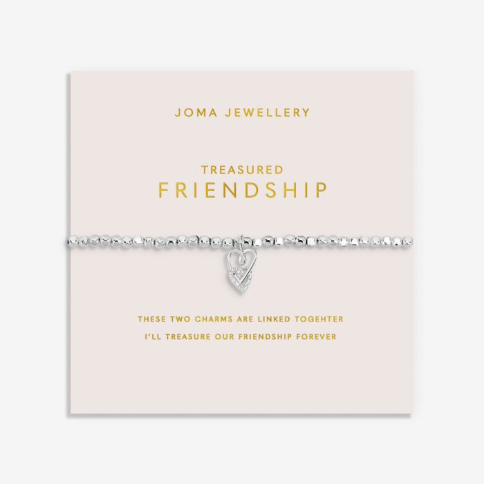 Joma Jewellery Forever Yours ‘Treasured Friendship’ Silver Plated Bracelet