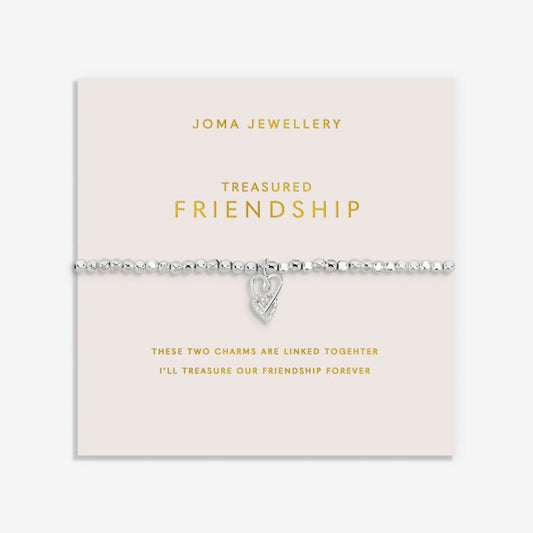Joma Jewellery Forever Yours ‘Treasured Friendship’ Silver Plated Bracelet