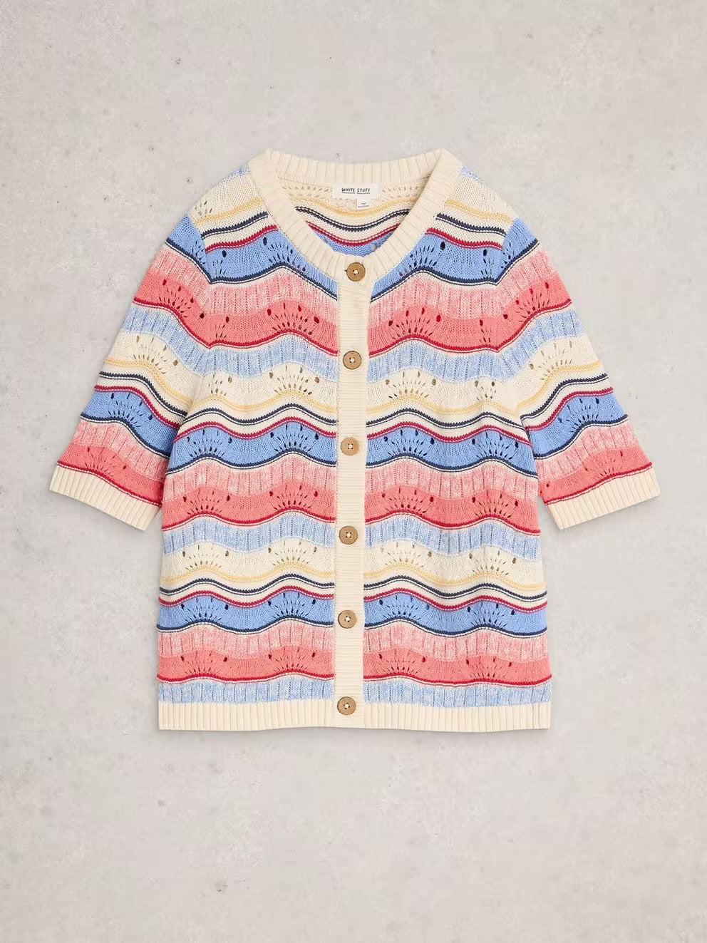 White Stuff Isabella Wavy Cardigan