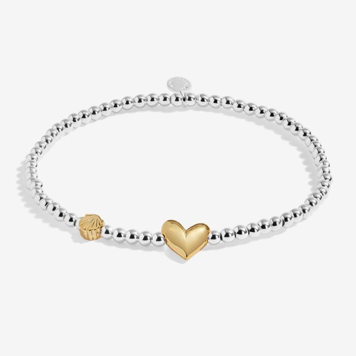 Joma Jewellery Birth Month A Little 'August' Bracelet in Silver and Gold Plating