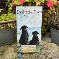 Alex Clark Delightful Dogs 2025 Pocket Diary