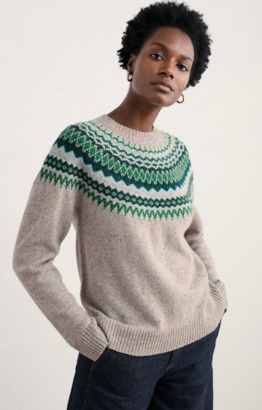 Seasalt Gurnard’s Head Fairisle Jumper in Lambswool