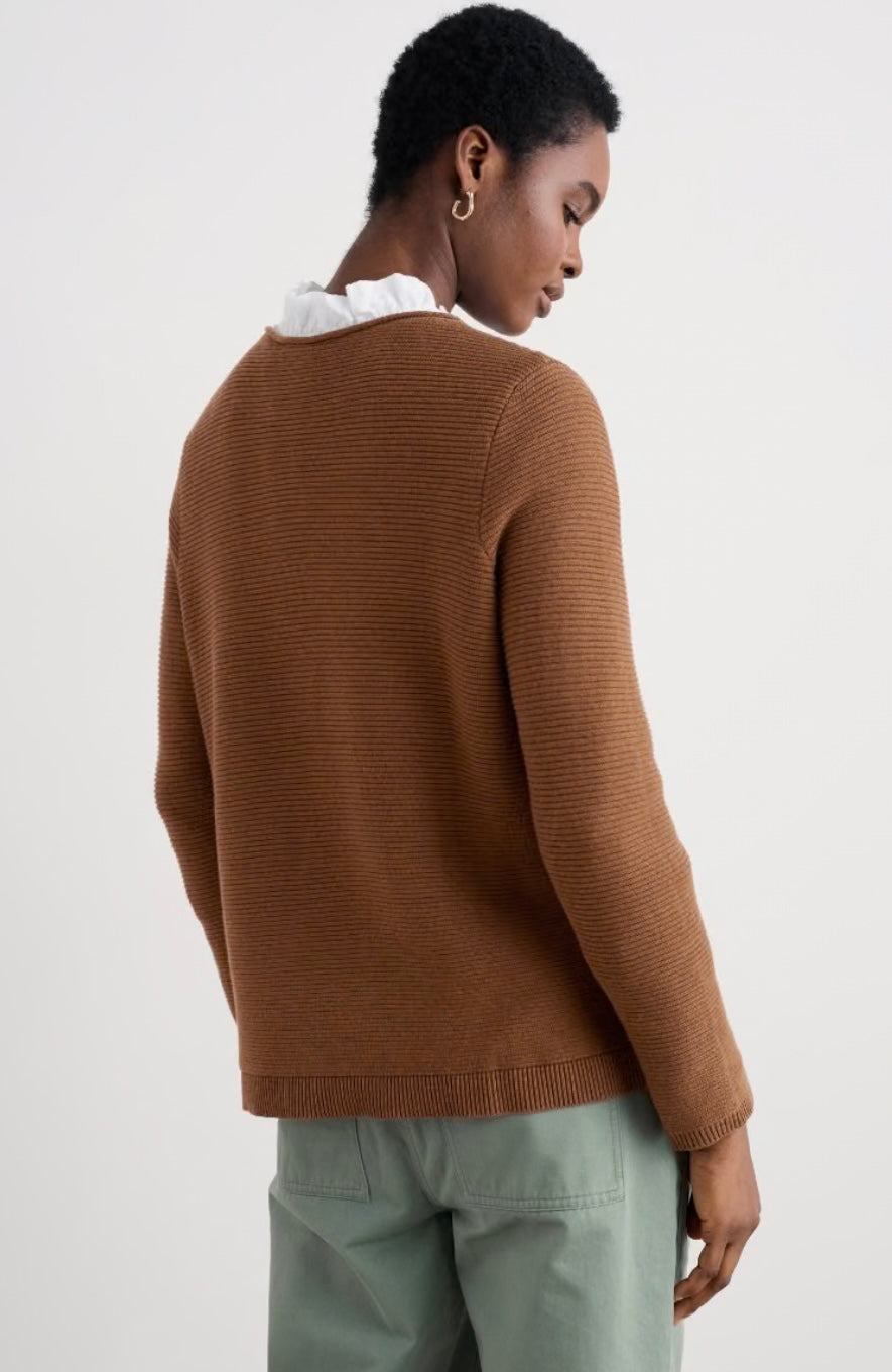 Seasalt Makers Cotton Jumper Toffee