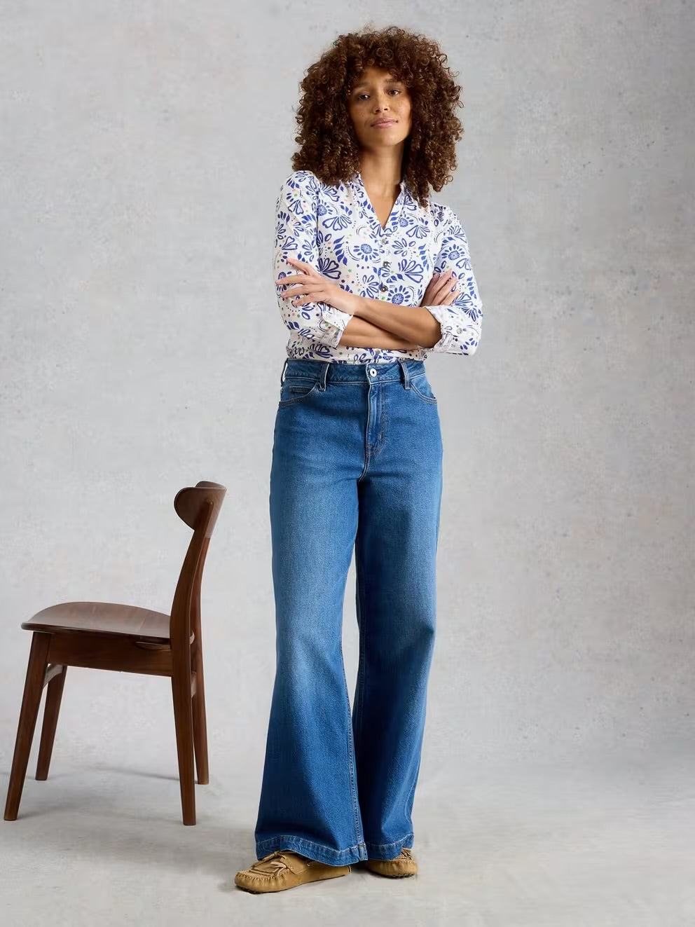 White Stuff Annie Jersey Shirt