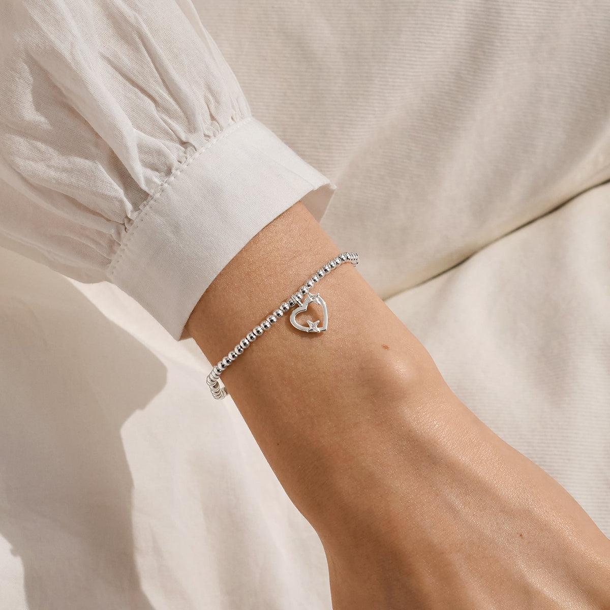 Joma Christmas A Little 'Merry Christmas Super Sister' Bracelet In Silver Plating