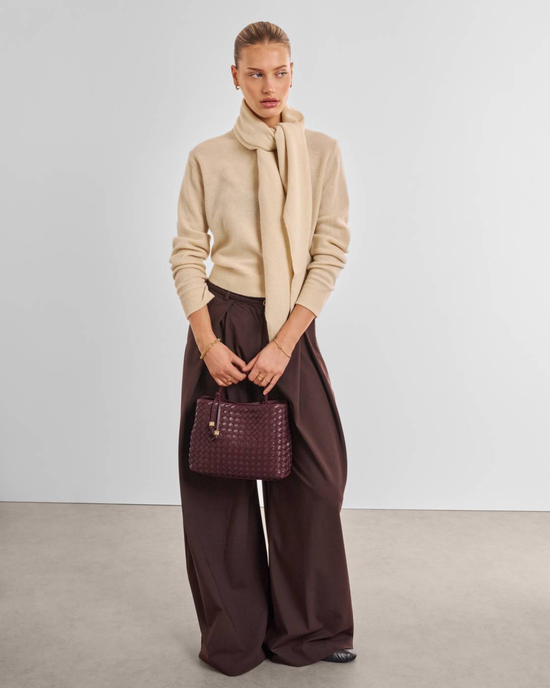 Katie Loxton Nova Hand Woven Top Handle Bag
