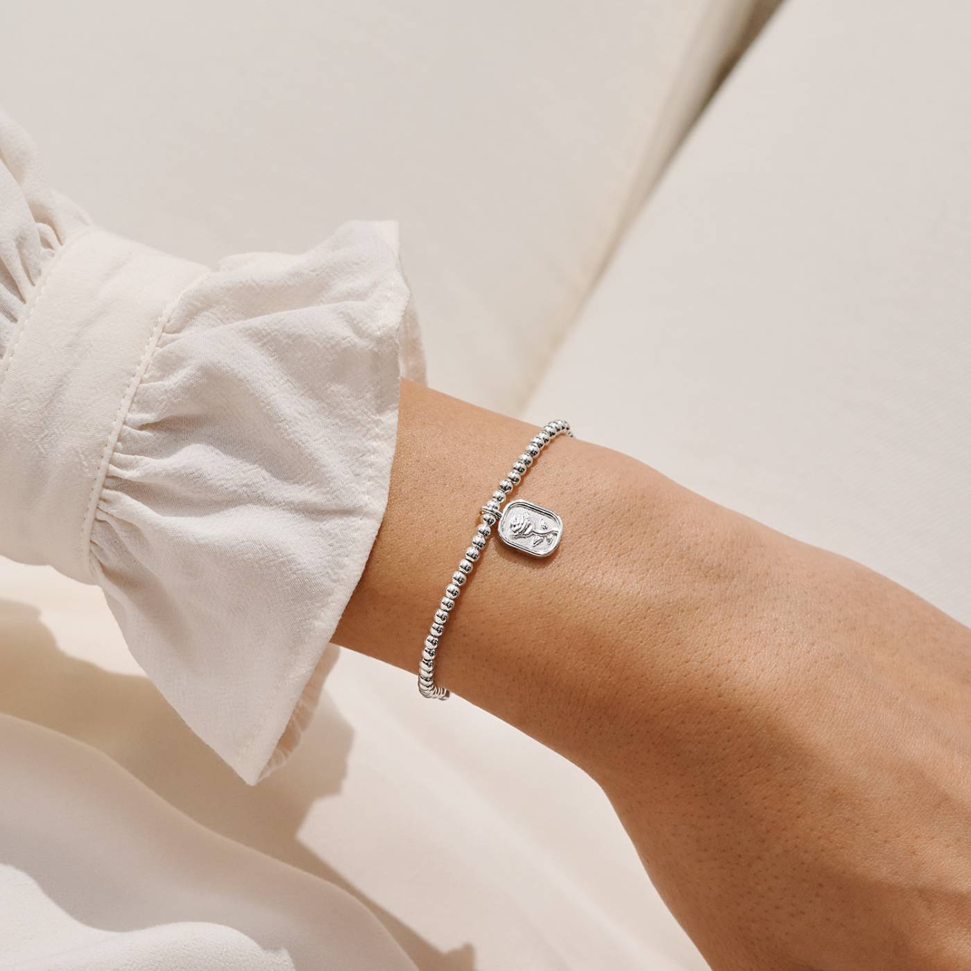 Joma Jewellery A Little 'You Are All Kinds Of Wonderful' Bracelet In Silver Plating