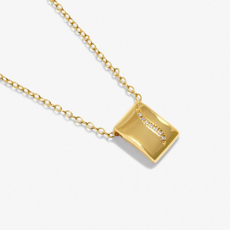 Joma Jewellery Style Stories Pavé Tag Necklace