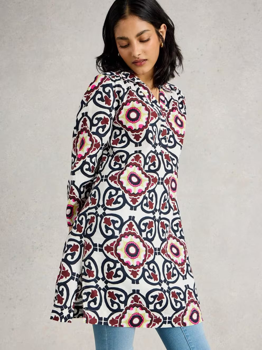 White Stuff Blake Linen Tunic