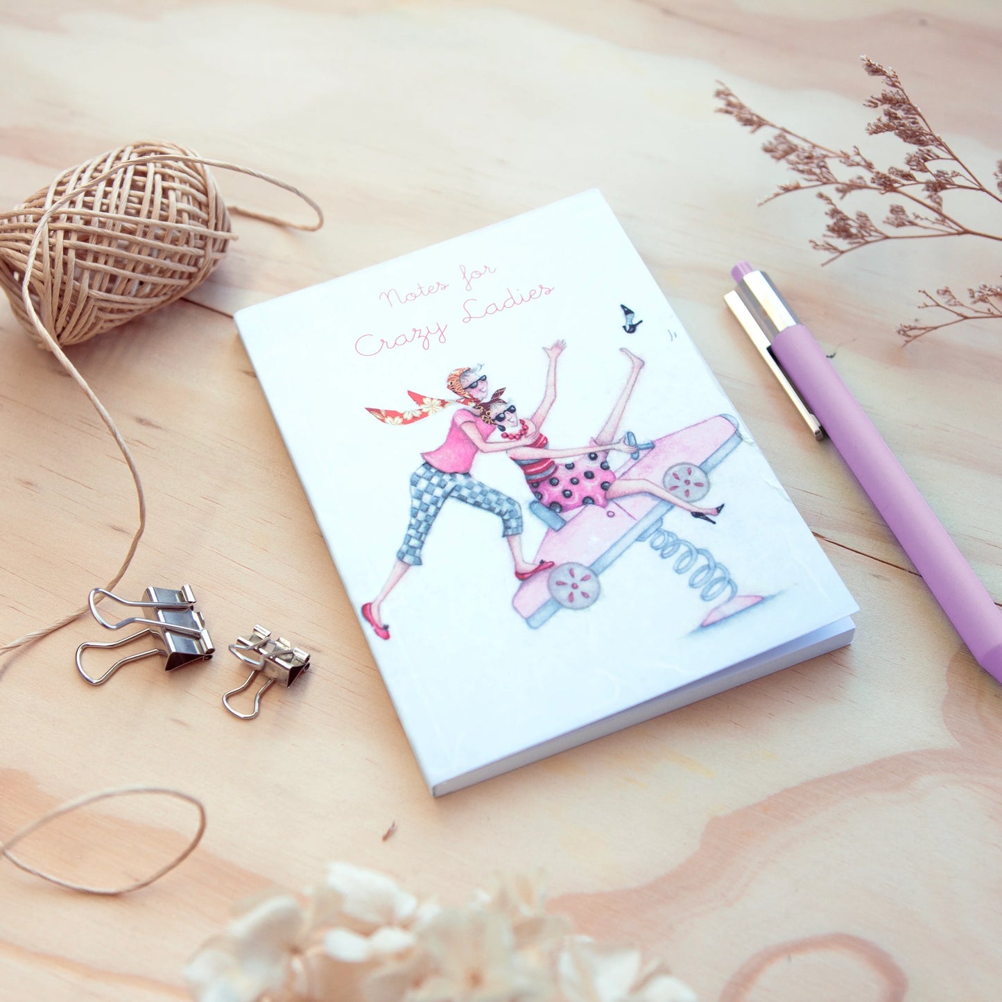 Berni Parker A6 Notebook Notes for Crazy Ladies