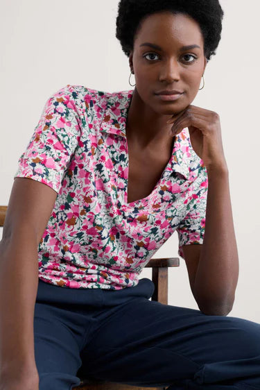 Seasalt Short Sleeve Misty Sky Shirt