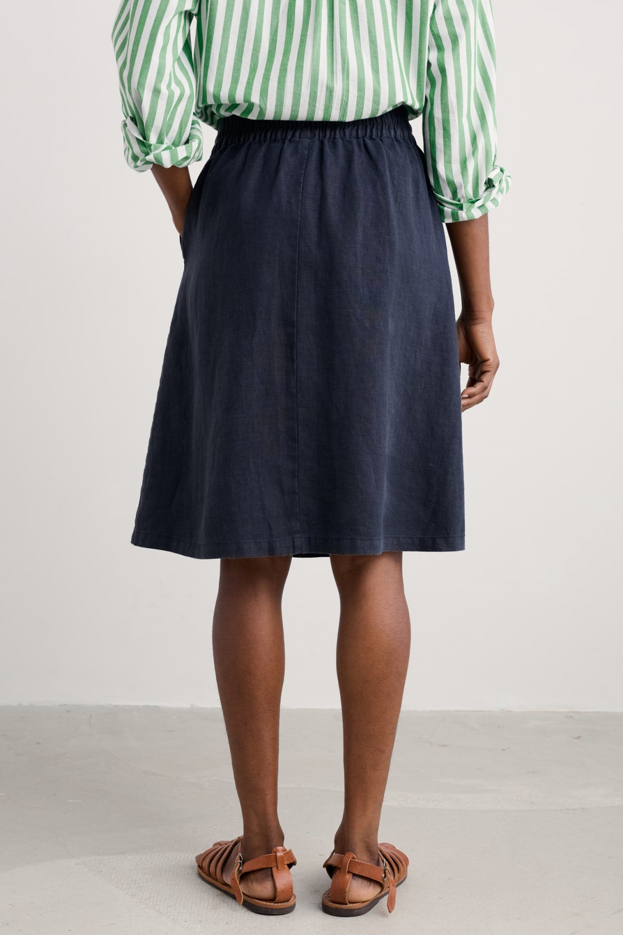 Pepper Moth Skirt - Maritime