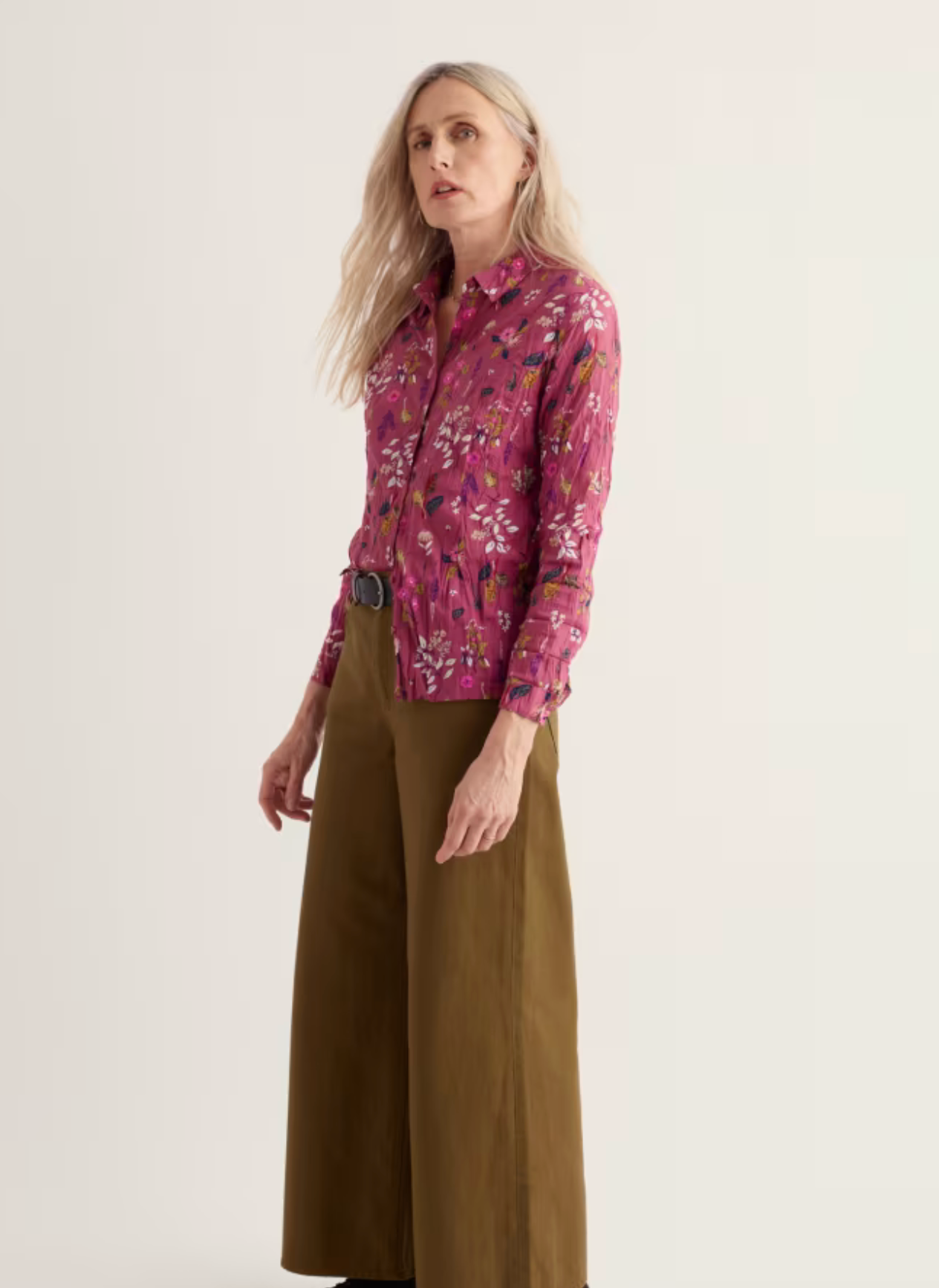 Seasalt Larissa Shirt - Flora Study Rosa