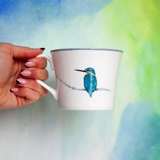 Skyla Kingfisher Bone China Mug