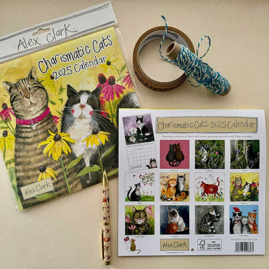 Alex Clark Charismatic Cats 2025 Calendar