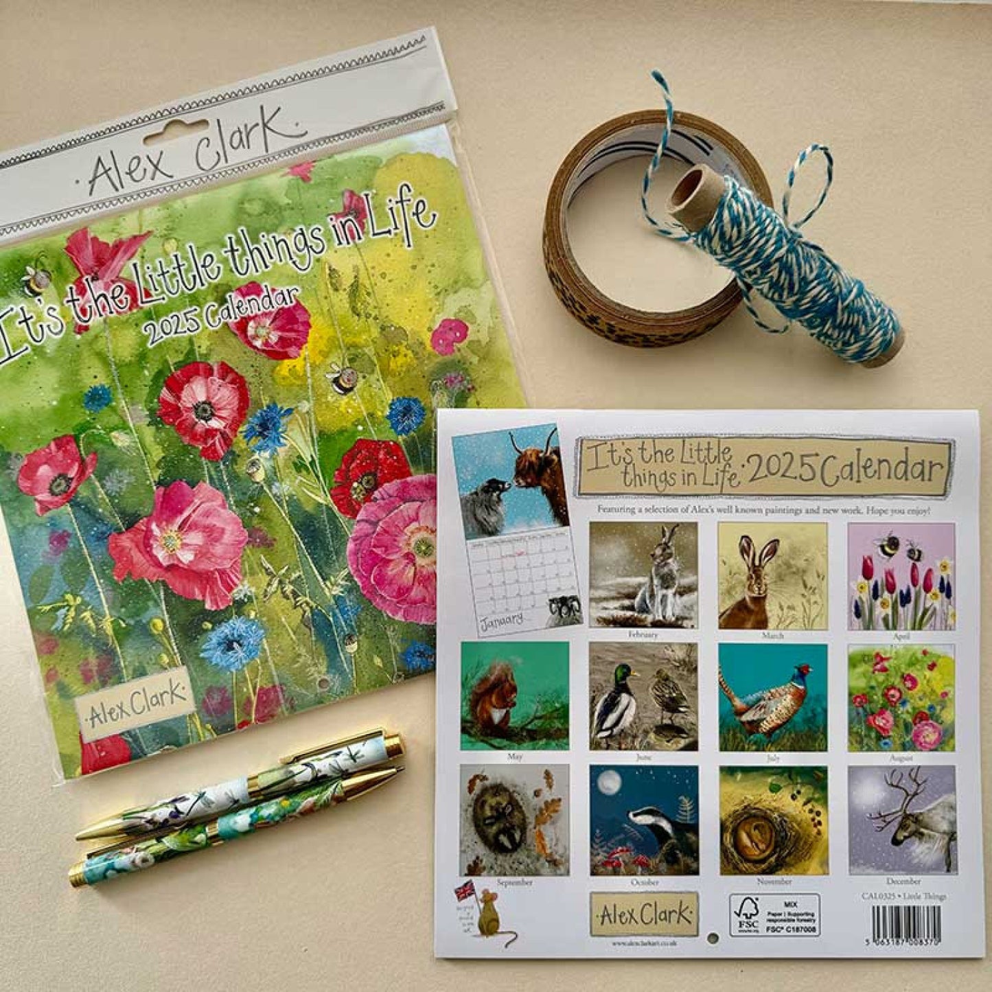 Alex Clark It's the Little things in Life 2025 Calendar