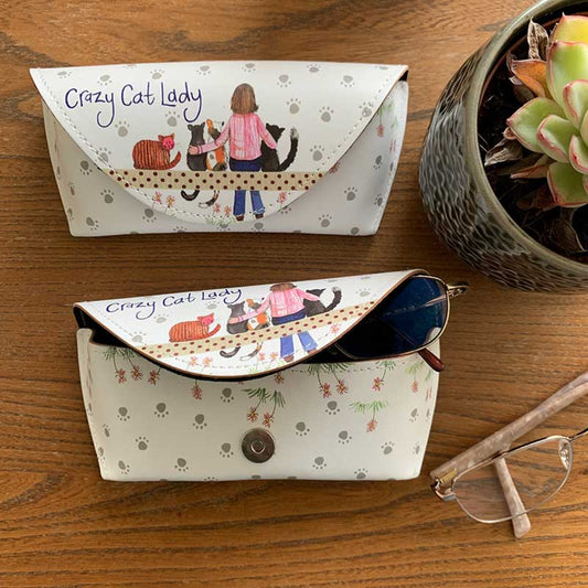 Alex Clark Crazy Cat Lady Spectacle Case