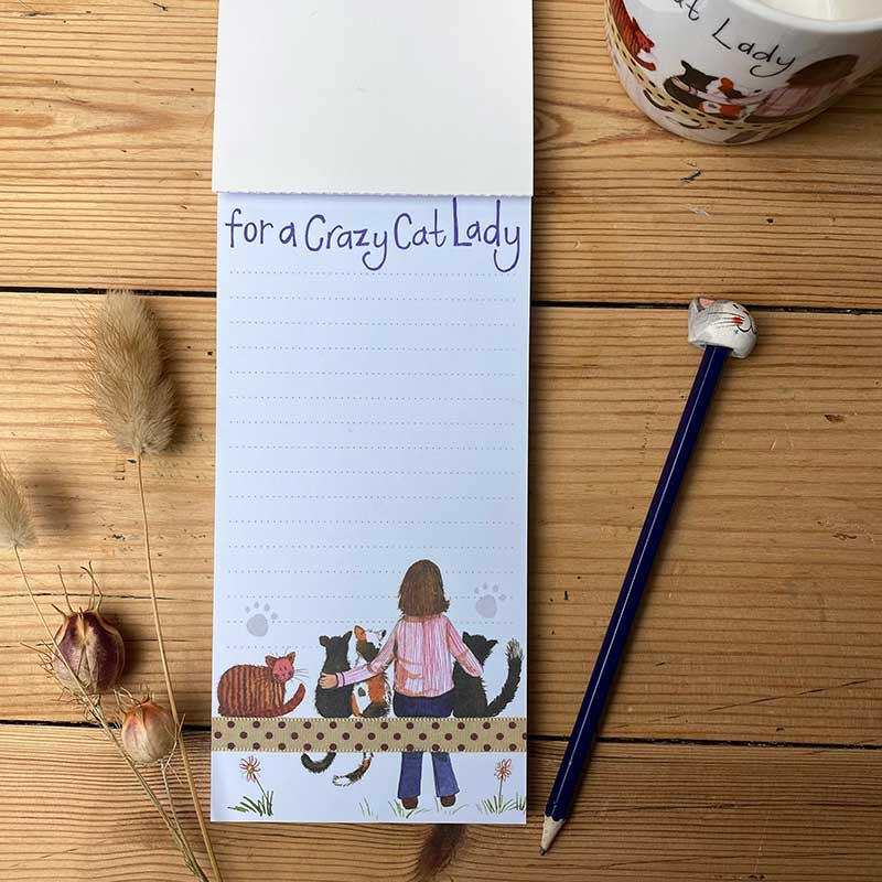 Alex Clark Crazy Cat Lady Magnetic To Do List