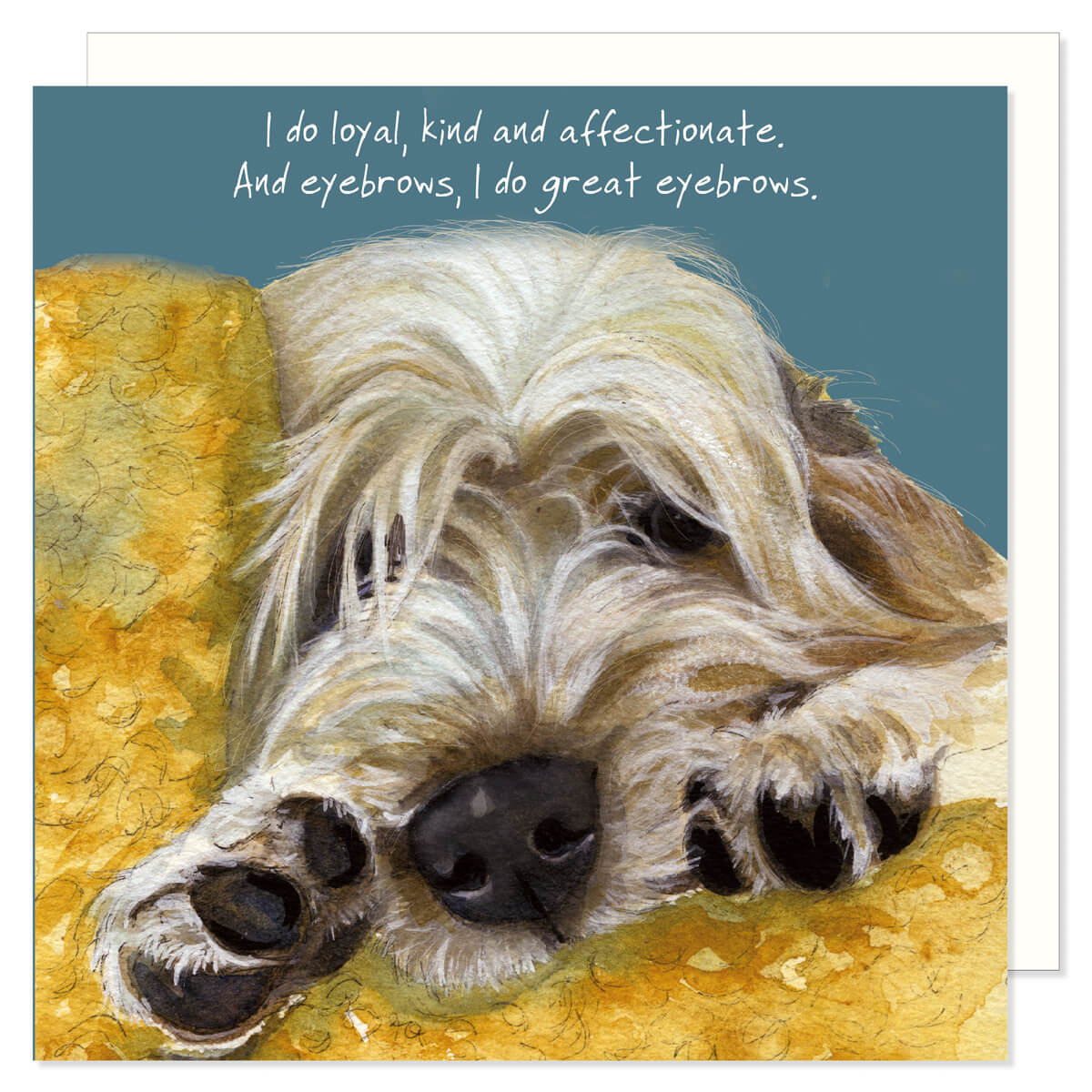 Little Dog Laughed “Eyebrows” Card