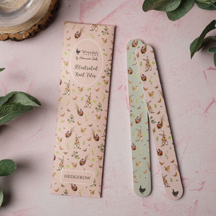 Wrendale Designs Hedgerow Country Animal Nail File Set