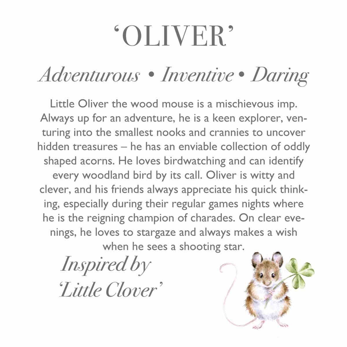 Wrendale Designs Oliver Mouse Plush Character